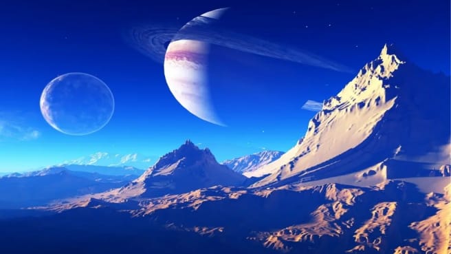 A look on other space planets from another planet.