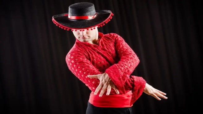 A Spanish dancer.