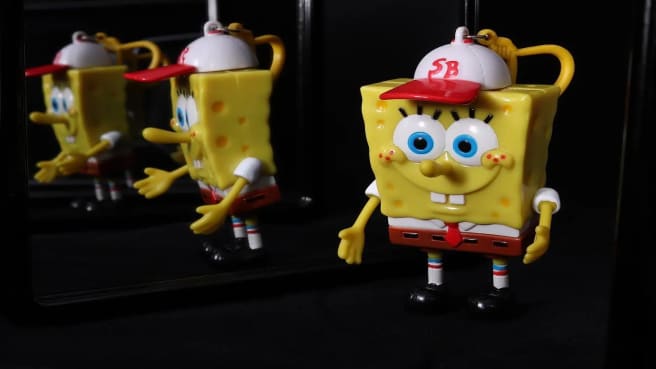 Spongebob with a hat