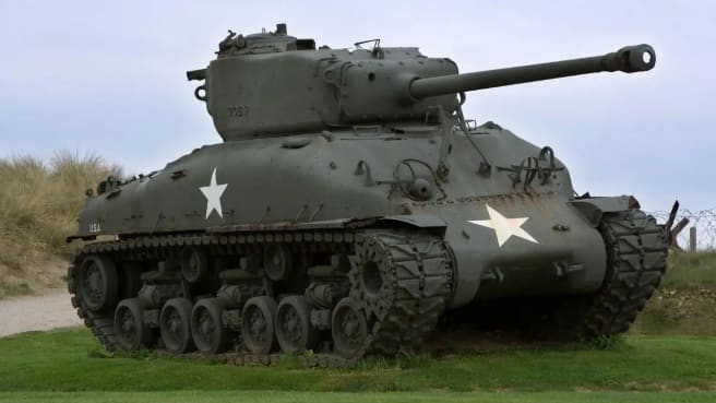 An army tank from world war 2