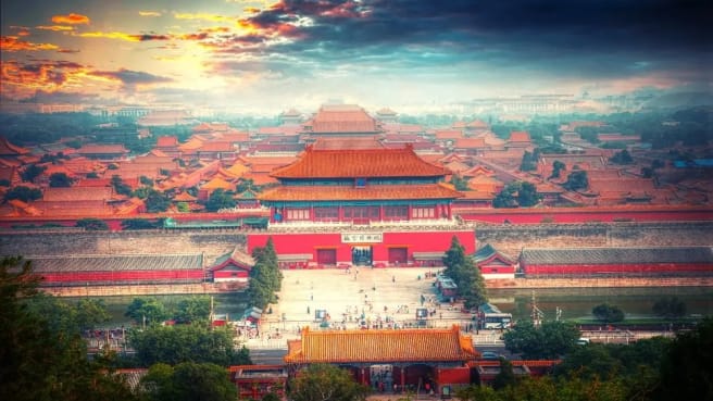 The forbidden city in China.
