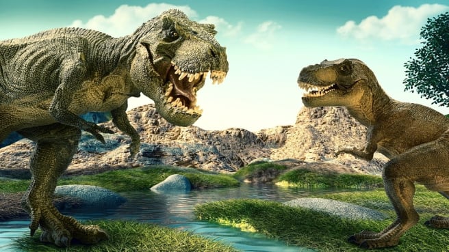 T-rex, the predator Dinosaur.