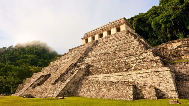 Chichen Itza - Mayan pyramid in Mexico.