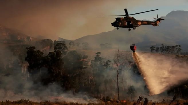 The greatest bushfire in modern world history.