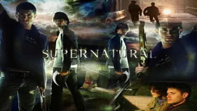 Supernatural Collage with Jensen Ackles and Jared Padalecki.