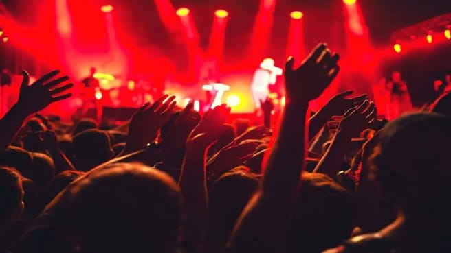 2000s Music concert of a popular band during the 2000s.