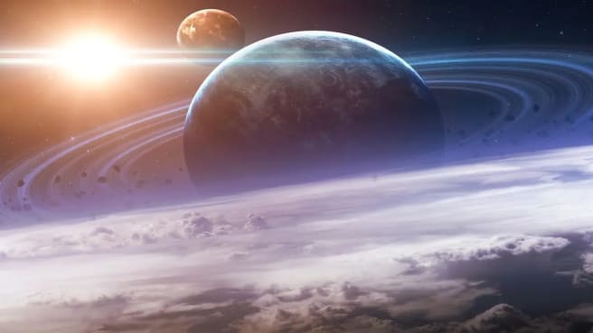 Outer space planets