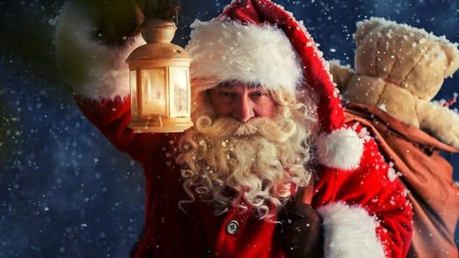 Santa Claus on Christmas Eve