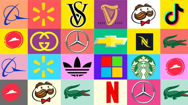 Logos of many brands and companies.