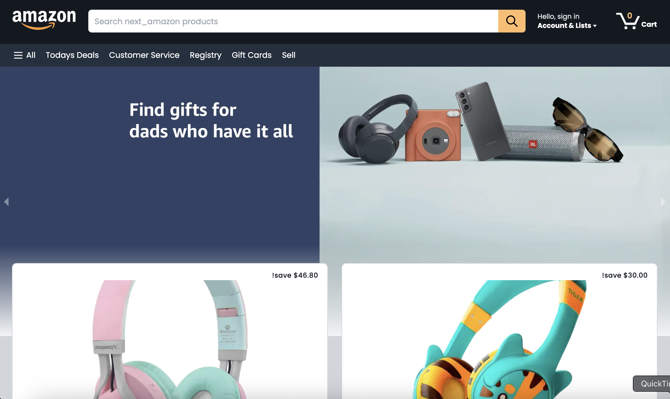 Amazon Clone Website