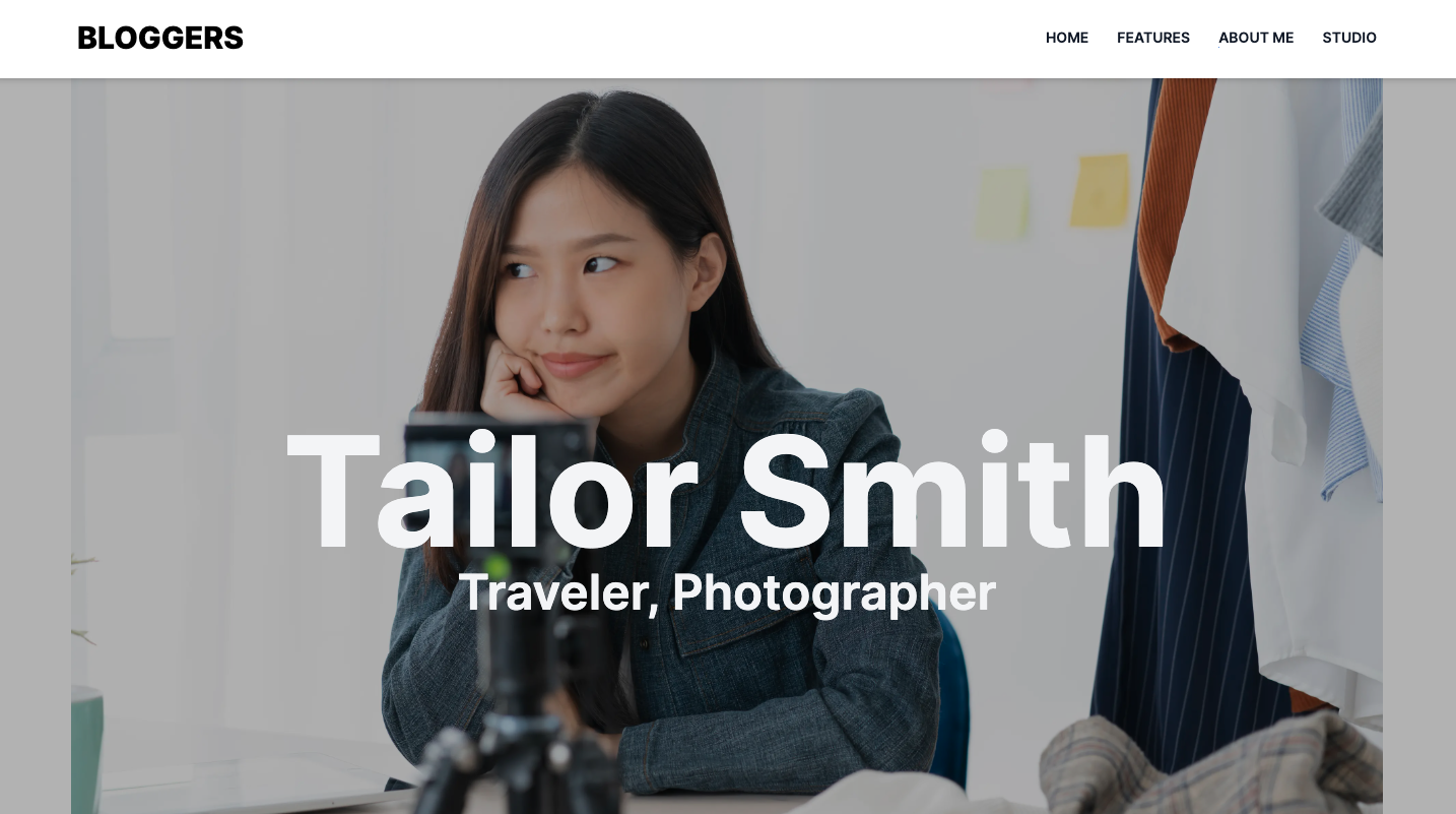 Modern Blog Website Preview