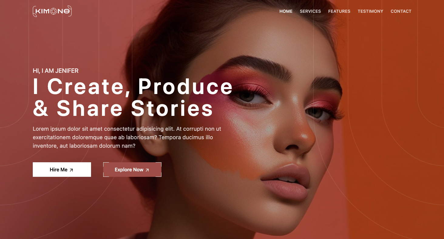Portfolio Website with React JS Preview