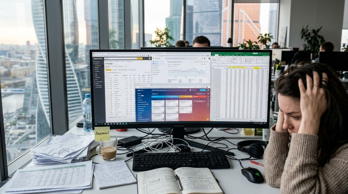 Разрозненные данные рекламы, метрики и CRM в разных окнах - проблема, которую решает сквозная аналитика