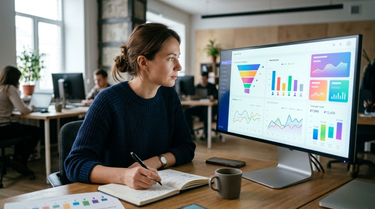 оценка эффективности рекламных каналов через данные CRM-системы