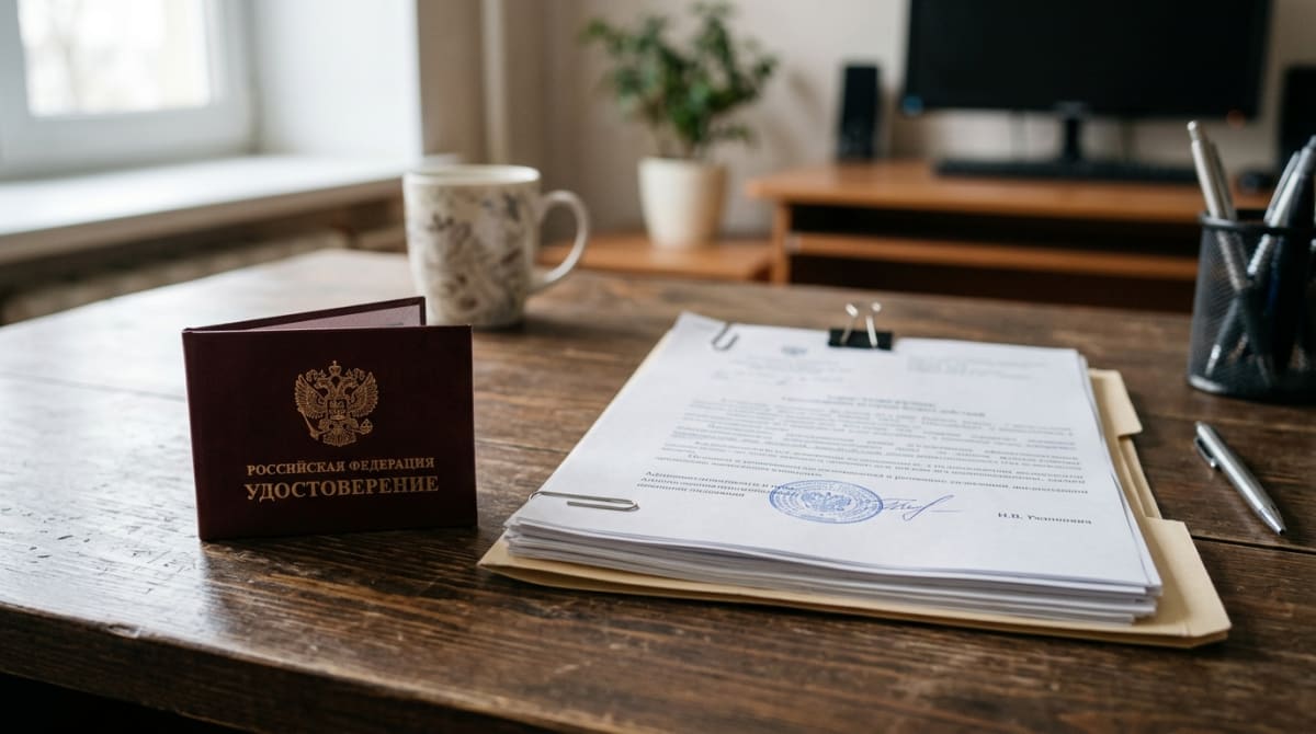 Удостоверение ветерана боевых действий и пакет документов
