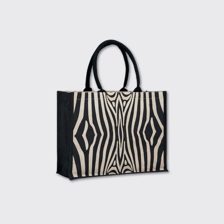 Zebra Printed Shopper