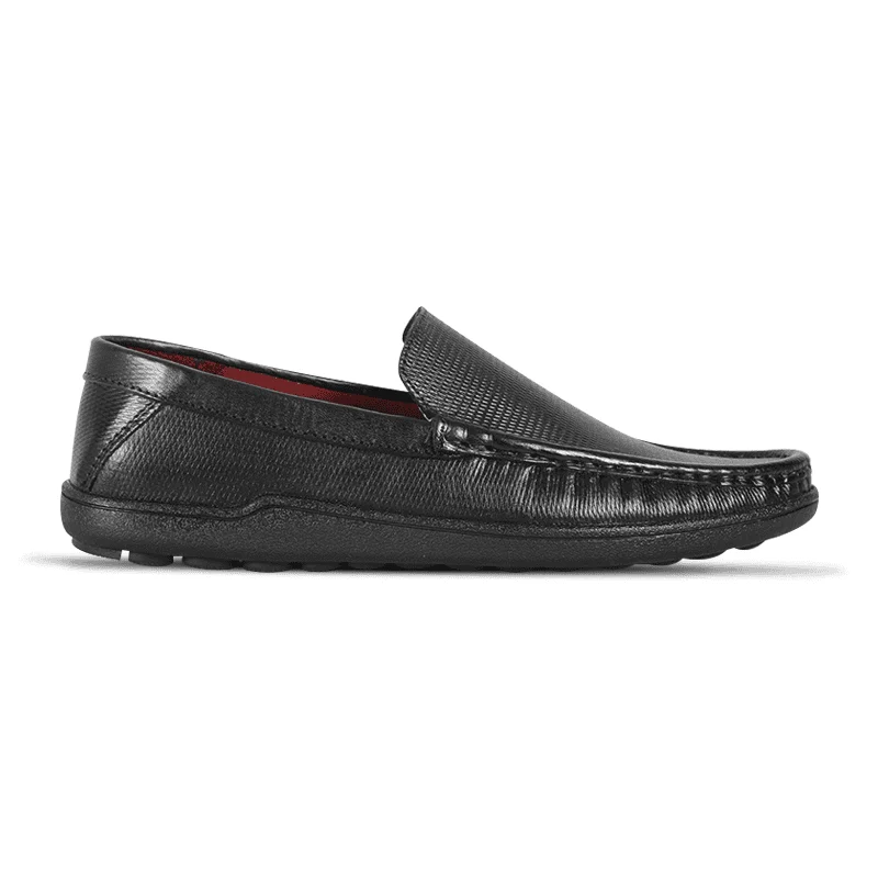 Classic Black Comfort Casual Loafer Shoes