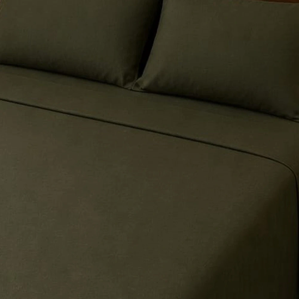 Olive Green Bed Sheet