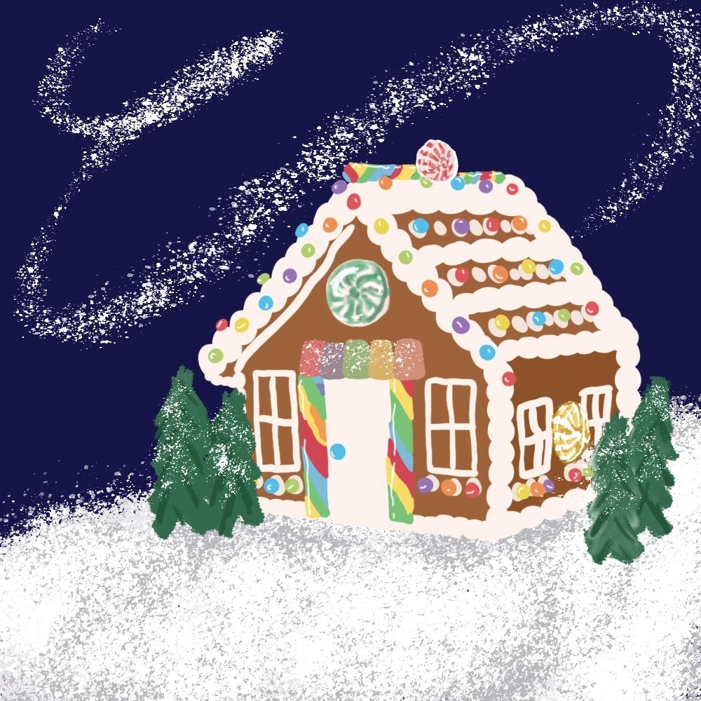 Exterior Gingerbread House