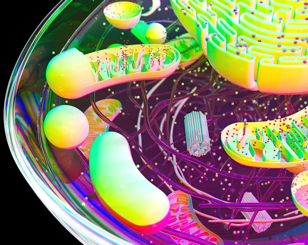 Extracellular Vesicle isolation 3D image