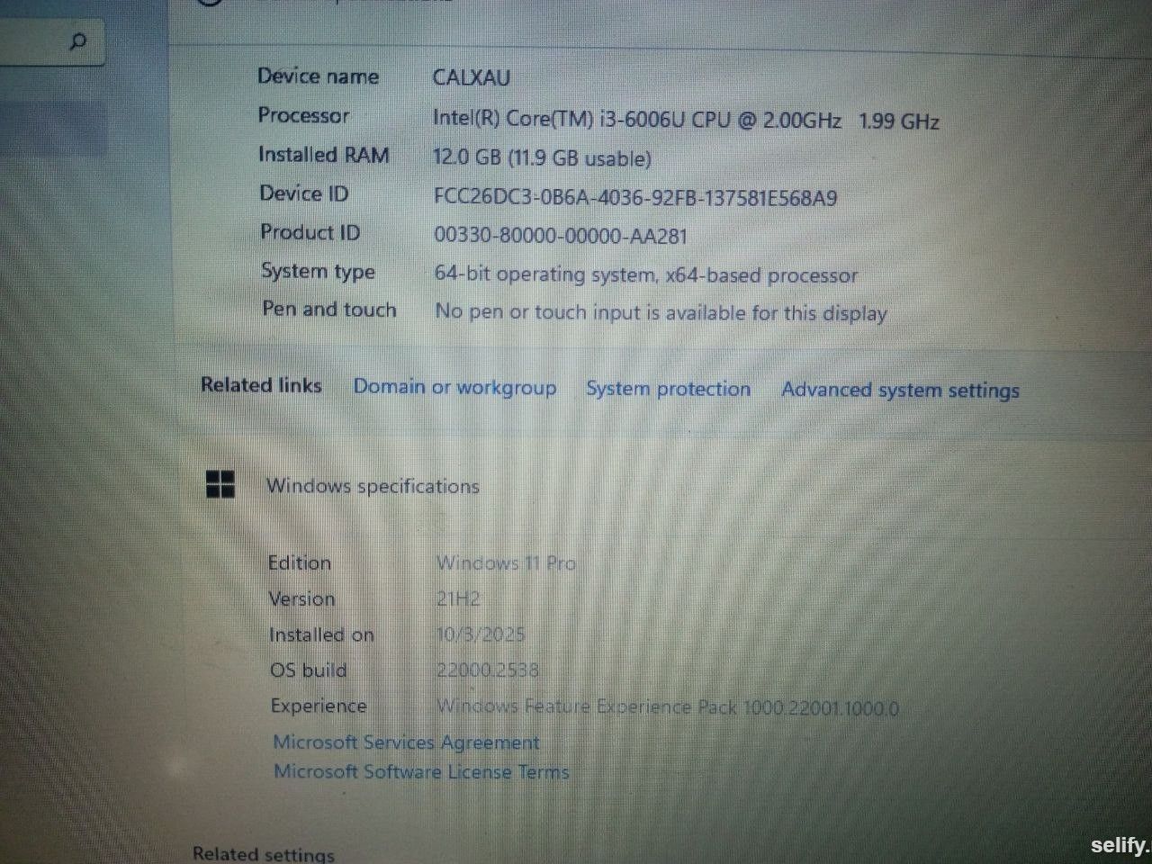 Laptop Lenovo IdeaPad 320 12GB Intel Core i3 HDD 500GB thumbnail 4