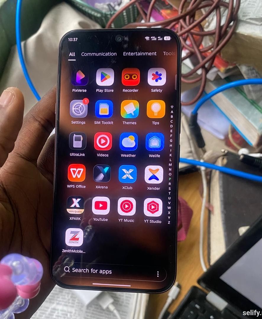 One month used Infinix note 60 pro with pack, charger and earpiece - image 1