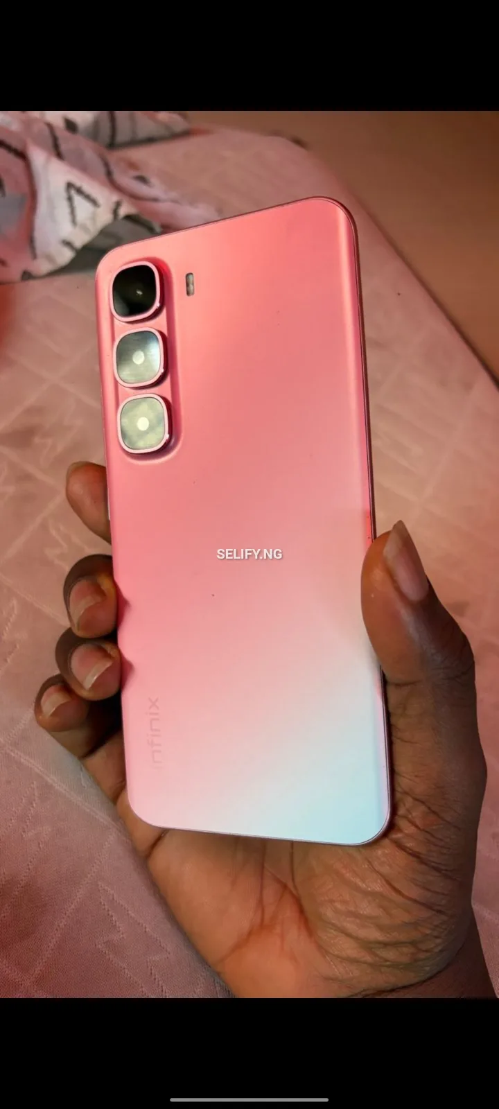 Infinix hot 60 pro plus PINK color, 128gb