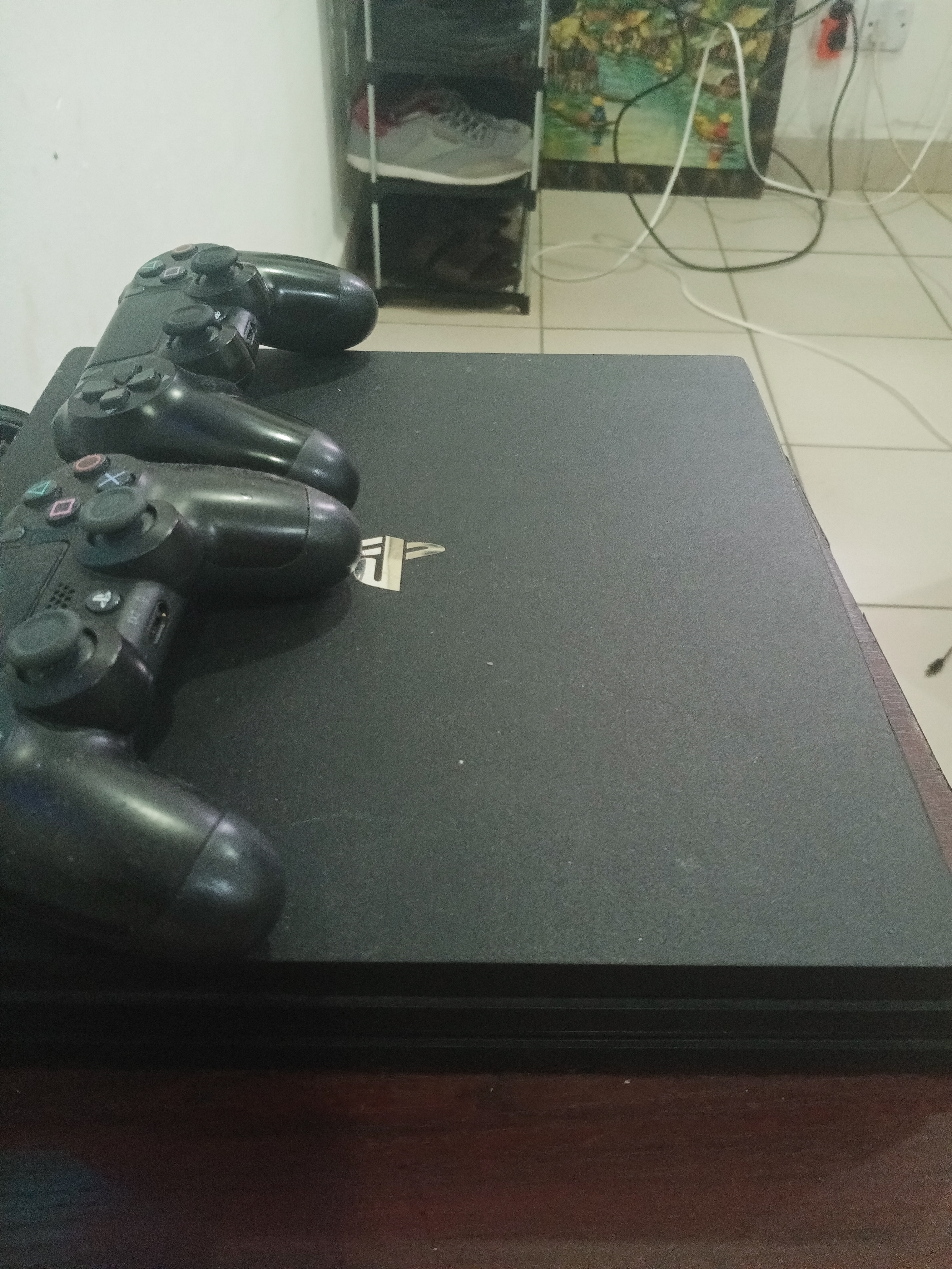 Sony PlayStation 4 Pro Console with 2 Controllers thumbnail 2