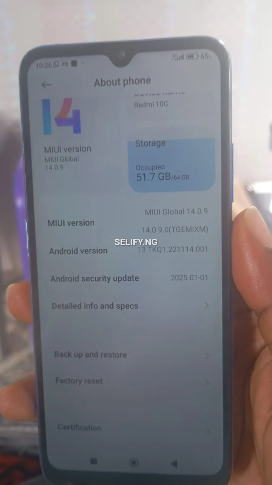 Xiaomi Redmi 10C – London Used, Original Charger, Follow Come thumbnail 2