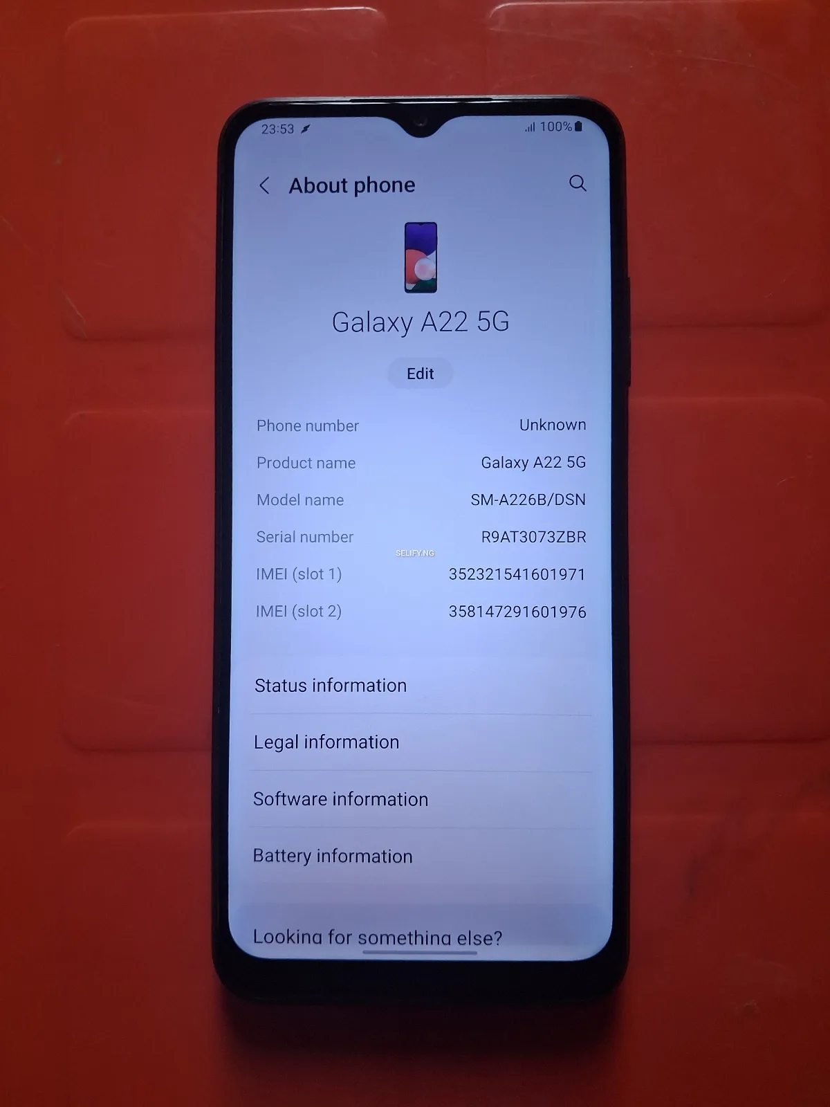 Neatly used Galaxy a22 5g thumbnail 6