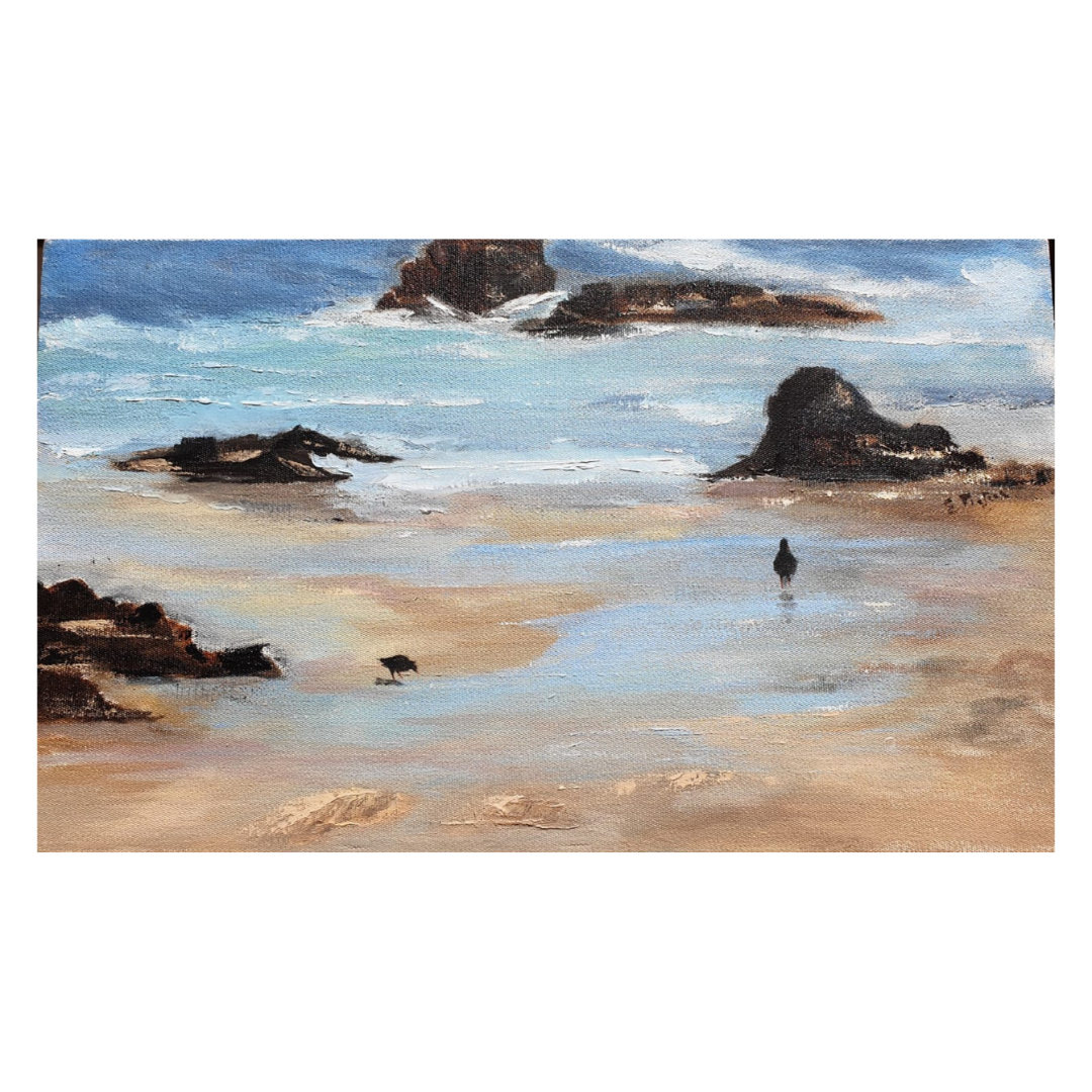 Oyster Catcher I painting by Estelle Pieters