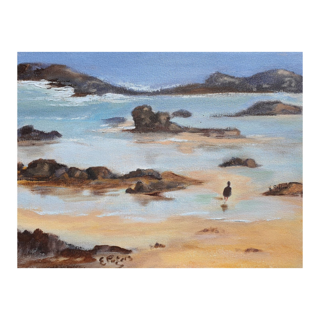 Oyster Catcher II painting by Estelle Pieters
