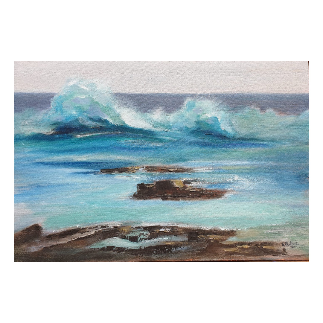 Coastal Painting by Estelle Pieters
