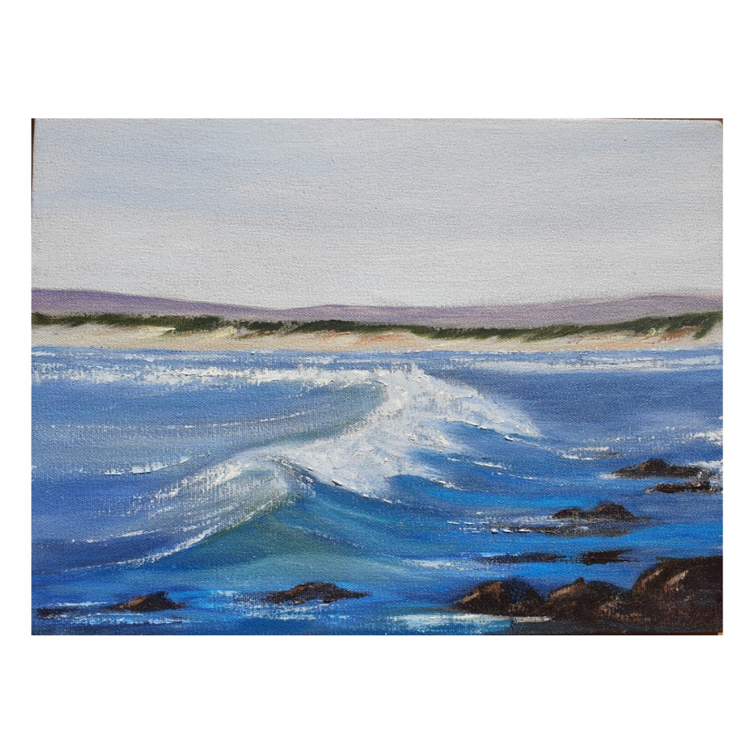 Coastal Study painting by Estelle Pieters