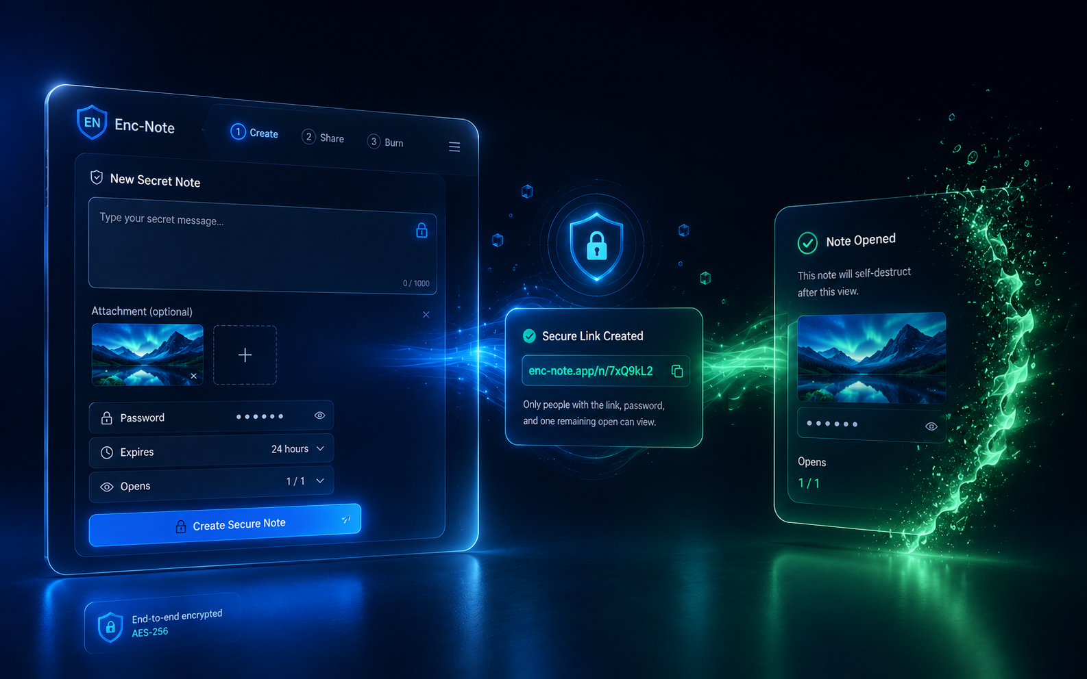 Enc-Note security controls