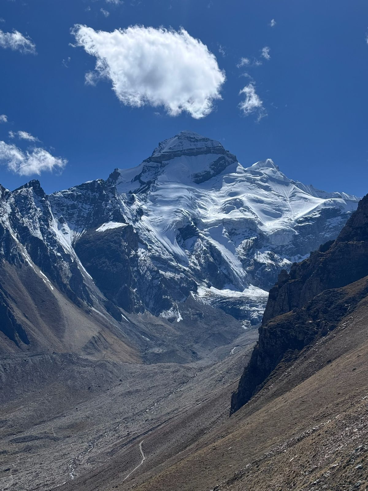 Adi Kailash peak at sunrise