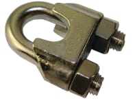 Wireklemme - U-bolt, rustfritt syrefast stål AISI 316, DIN 741