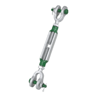 Turnbuckle jaw/jaw - Green Pin G-6323