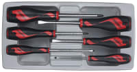 Skrutrekkersett, rett og Phillips - Teng Tools, 6 pcs