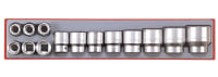 Socket set, 3/4" - Teng Tools, 14 pcs