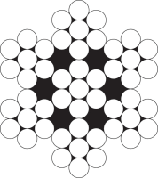 Steel wire rope - 7x7, stainless steel AISI 316, 1570 N/mm²