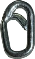 Connecting link for chain, galvanized