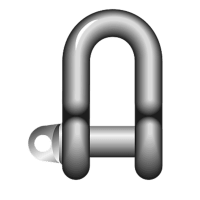 D-sjakkel med skrubolt - GP G-3351 DIN 82101 A