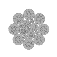 Wire, 9 mm - Python Compact 8, galvanisert, RHLL, 2160N/mm²