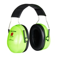 Ear muff c/w headband - 3M Peltor optime I, Hi-viz