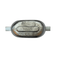 Zinc hull anode for welding, NORSOK