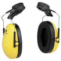 Øreklokke m/ hjelmfeste - 3M™ PELTOR™ Optime™ I, gul