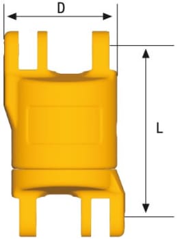 Insulated swivel with roller-bearing - Gunnebo SKLI