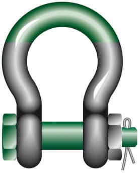 H-sjakkel med mutterbolt - Green Pin Super G-5263