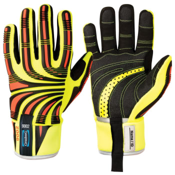 Offshore gloves, winter, Cut D, Impact, Hi-Viz - Granberg 115.9002